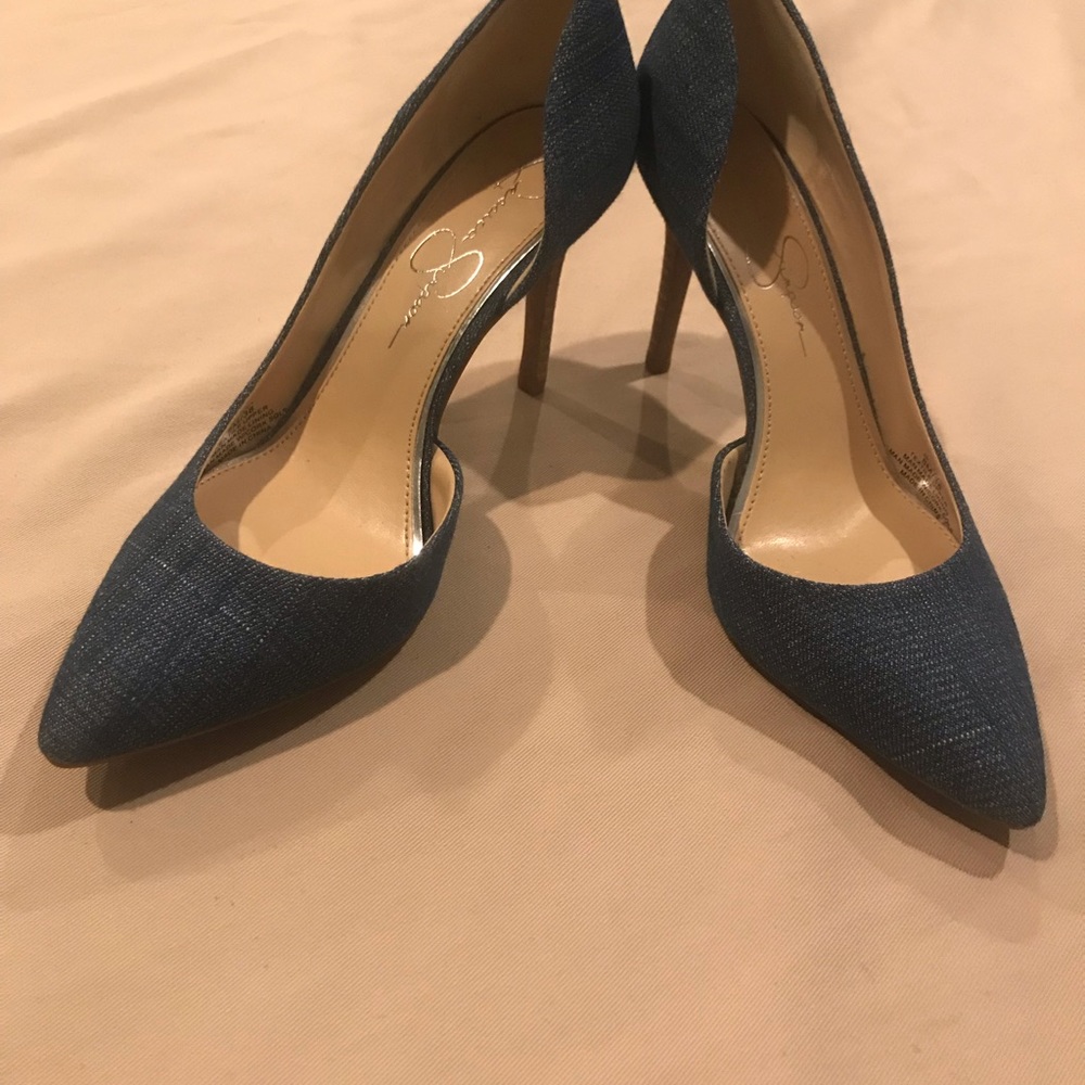 Beautiful Denim Jessica Simpson shoes!